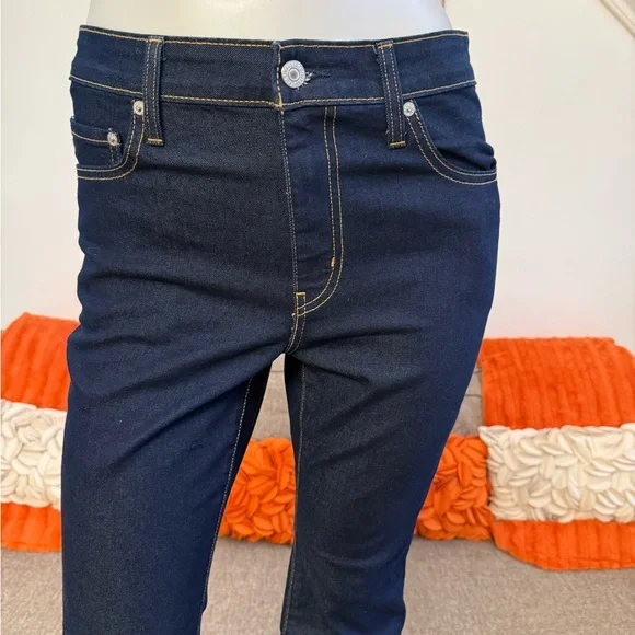 ❣️🆕Levi’s 726 Flare High Rise Dark Wash Jeans❣️ - Picture 4 of 12